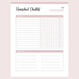 Printable Homeschooling Checklist