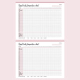 Printable IVF Journal - Basal Body Temperature Chart