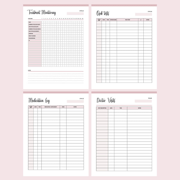 Printable IVF Journal | Instant Download PDF | 18 PAGES – Plan Print Land printable-ivf-journal-instant-download-pdf-18-pages-plan-print-land