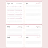 Printable IVF Journal - Notes