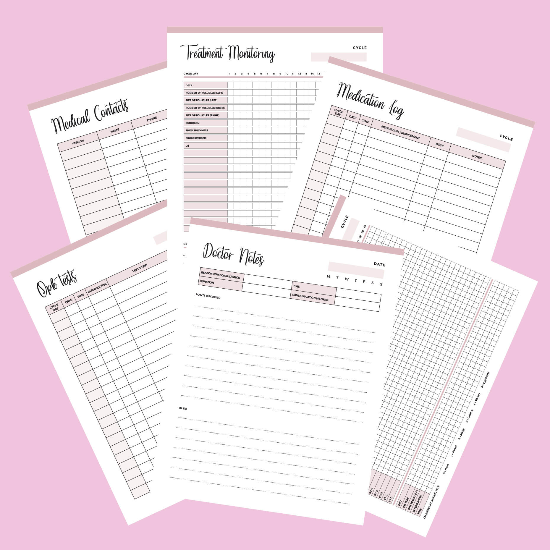 Printable IVF Journal | Instant Download PDF | 18 PAGES – Plan Print Land printable-ivf-journal-instant-download-pdf-18-pages-plan-print-land