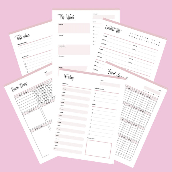 Life Planner Printable | Instant Download PDF | 161 PAGES – Plan Print Land life-planner-printable-instant-download-pdf-161-pages-plan-print-land