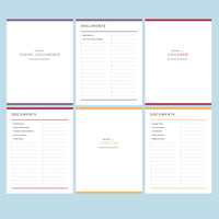 Printable Military PCS Binder - Other Sections