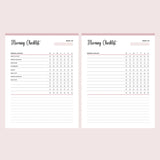 Printable Morning Organization Checklists