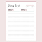 Printable Morning and Night Journal - Page 1