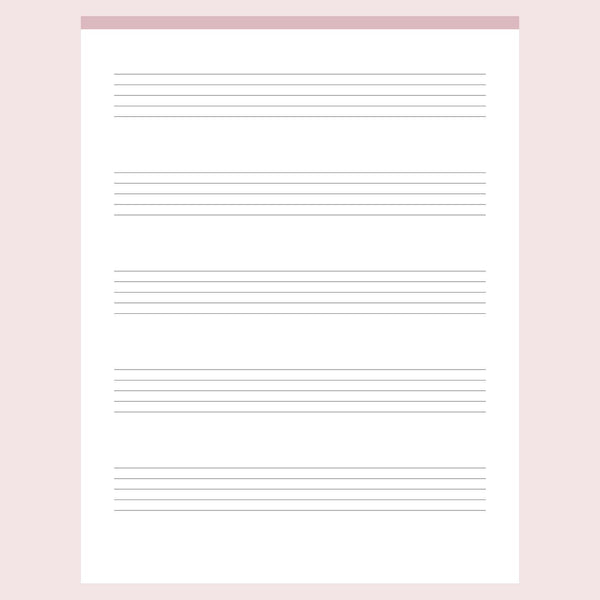 Printable Music Notes 5 Stave – Plan Print Land printable-music-notes-5-stave-plan-print-land