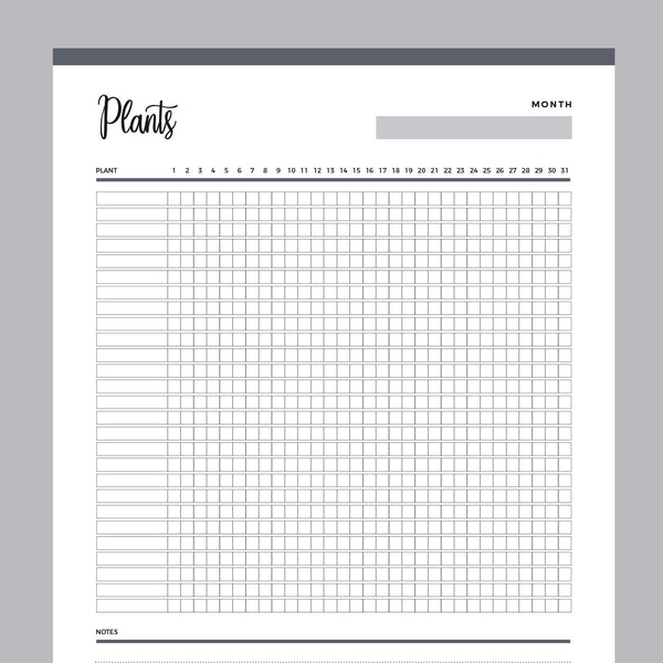 Printable Plant Watering Chart – Plan Print Land printable-plant-watering-chart-plan-print-land