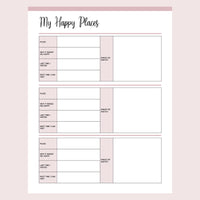 Printable Positivity and Happiness Planner Page 2