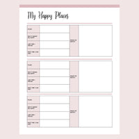 My Positivity Chart.pdf Printable Positivity and Happiness Planner | Instant Download PDF ...