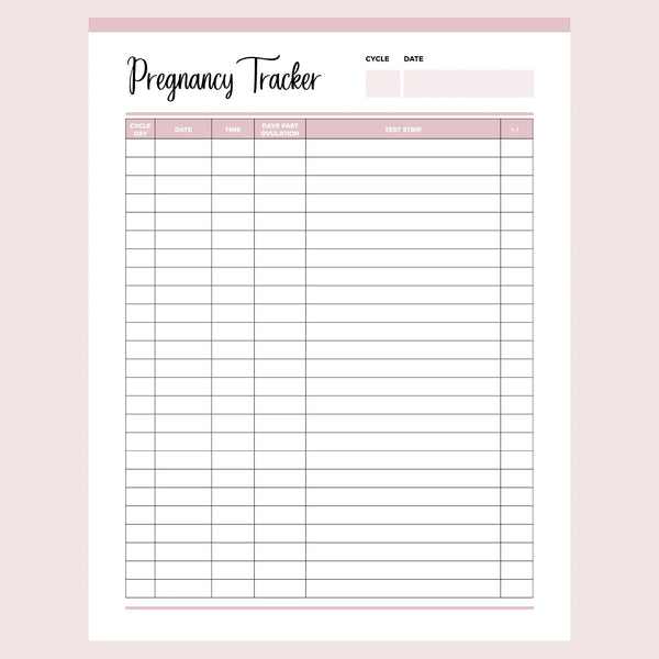 Women Ovulation Cycle Log Book: Pregnancy Progress Tracking