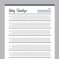 Printable Product Listing Visualizer - Grey
