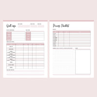 Printable Quilting Journal