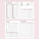 Printable Reading Journal - Goals and Tracking