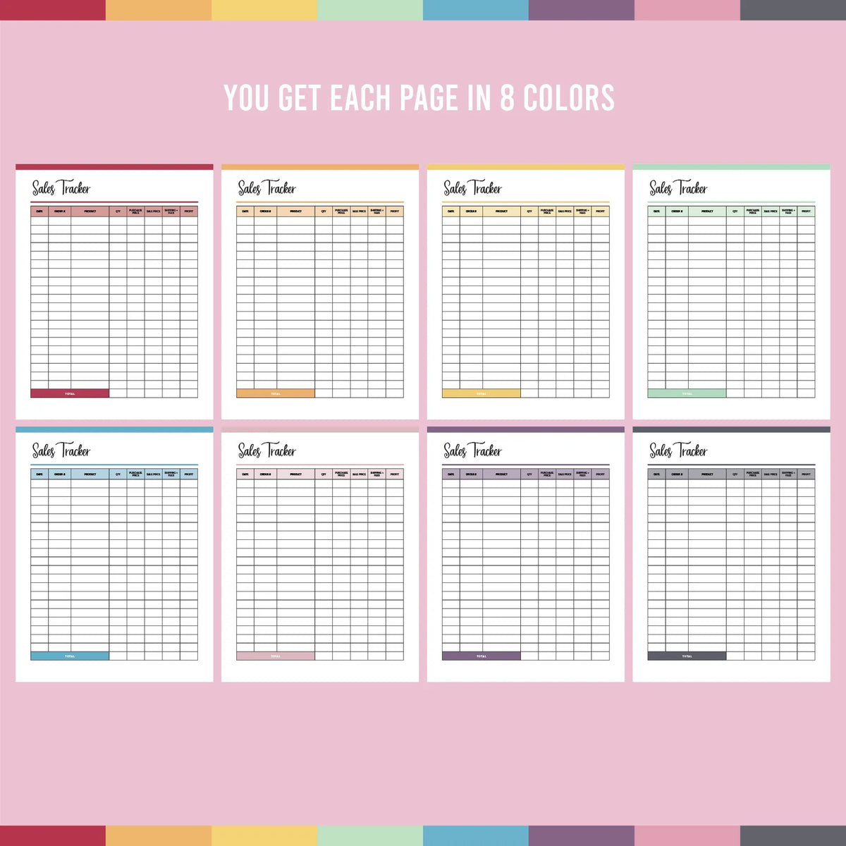 Printable Reseller Planner | Instant Download PDF | 70 PAGES – Plan ...