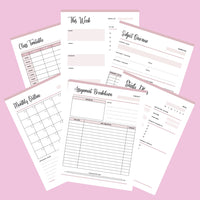 Printable Student Planner Pack