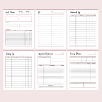 Printable Student Planner Pack - Goals, Homework, Reading and Assigments
