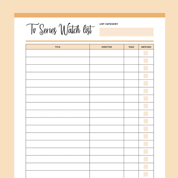 Printable TV Series Watch List | Instant Download PDF | A4 & Letter – Plan Print Land printable-tv-series-watch-list-instant-download-pdf-a4-letter-plan-print-land