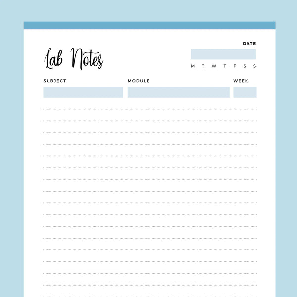 Lab Book Note Taking Lab Notes Home Page