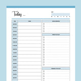 Printable Work From Home Planner - Blue