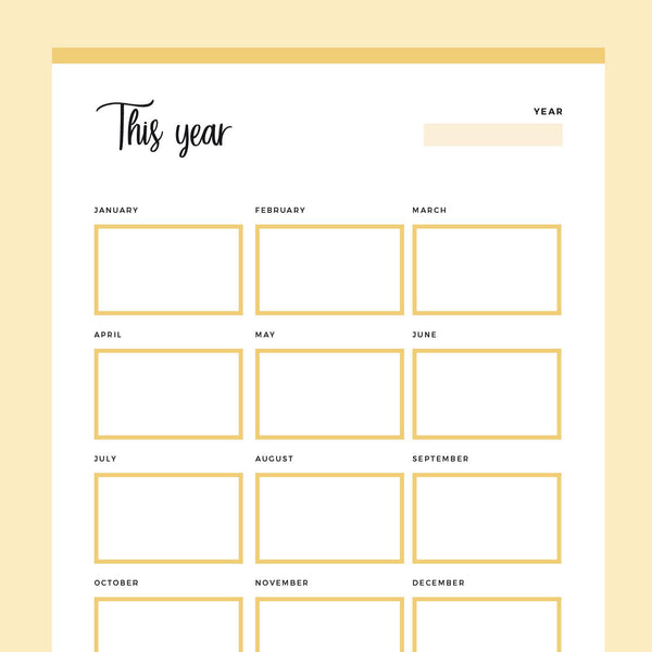 Printable Year At A Glance Page – Plan Print Land printable-year-at-a-glance-page-plan-print-land