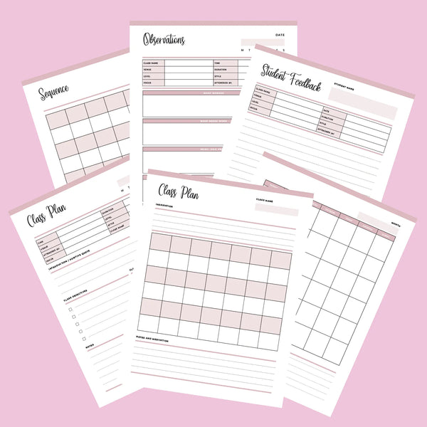 Printable Yoga Instructor Planner | Instant Download PDF | 74 PAGES – Plan Print Land printable-yoga-instructor-planner-instant-download-pdf-74-pages-plan-print-land