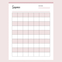 Printable Yoga Sequencing Planner - Page 2