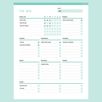 To Do List Template Editable