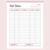 Printable balance sheet template