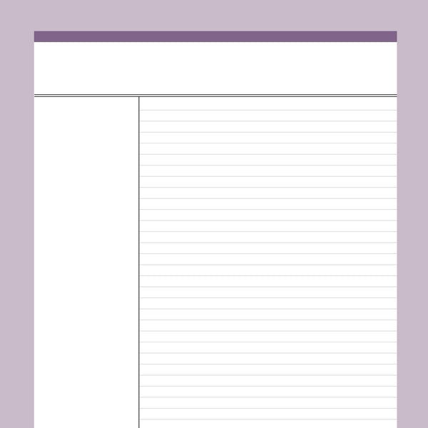 Cornell Notes Templates - 15 FREE Printables