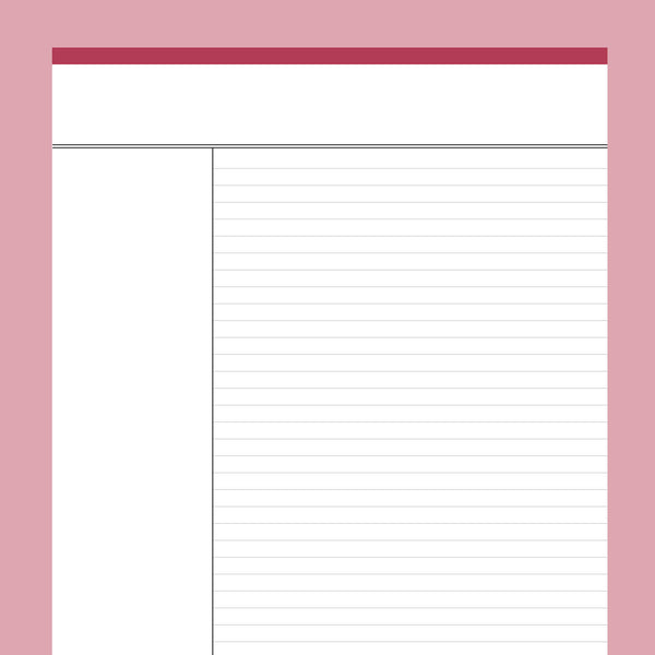 printable-cornell-notes-template-free-pdf-20-colors-included-plan-print-land for Free Printable Note Taking Templates Printable Cornell Notes Template | FREE PDF | 20 Colors Included – Plan Print Land for Free Printable Note Taking Templates