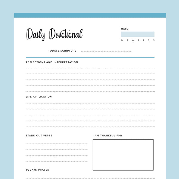 Printable Daily Devotional | Instant Download PDF | A4 & US Letter – Plan Print Land printable-daily-devotional-instant-download-pdf-a4-us-letter-plan-print-land